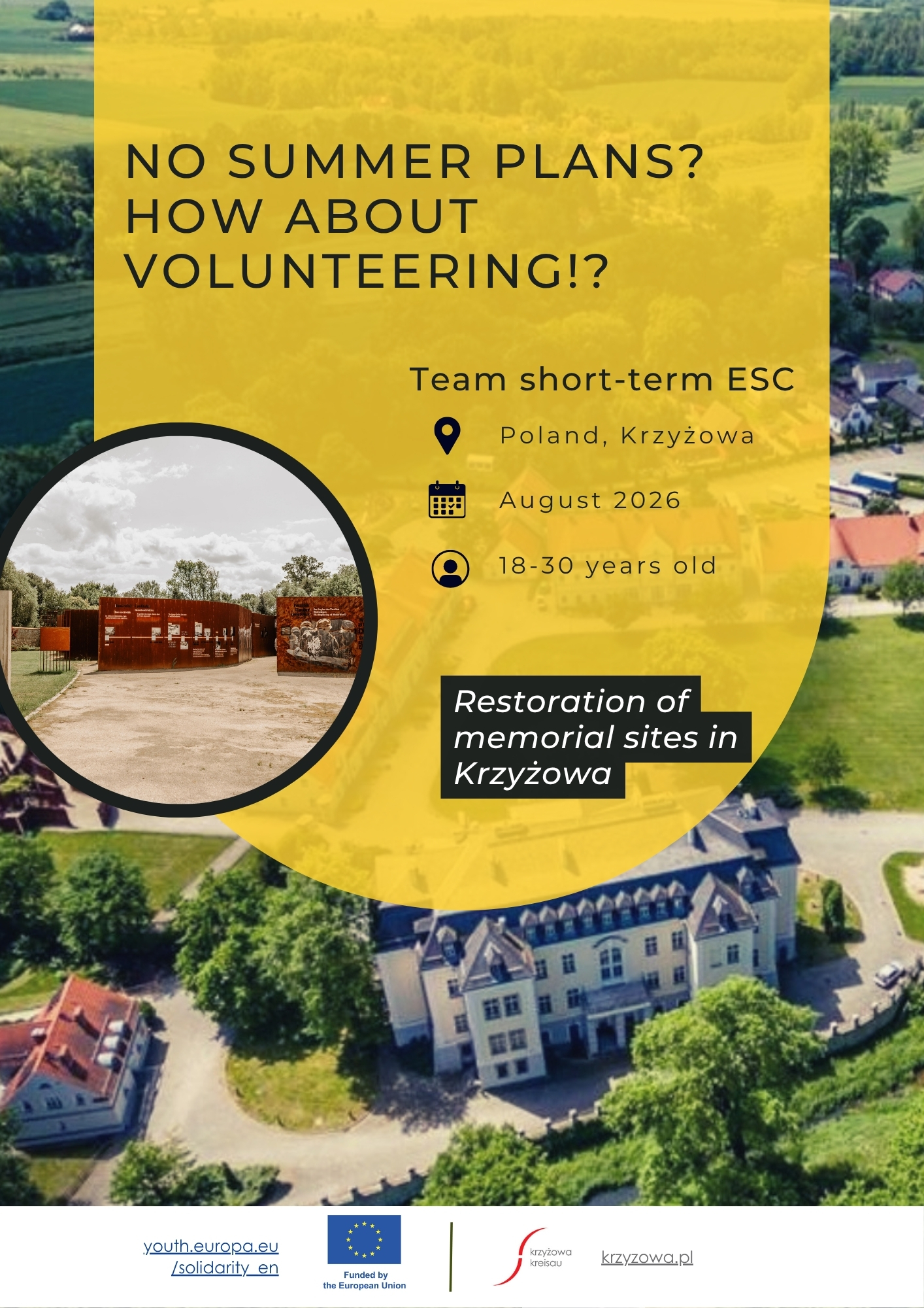 No Plans for August? Restore History and Make Friends in Krzyżowa!